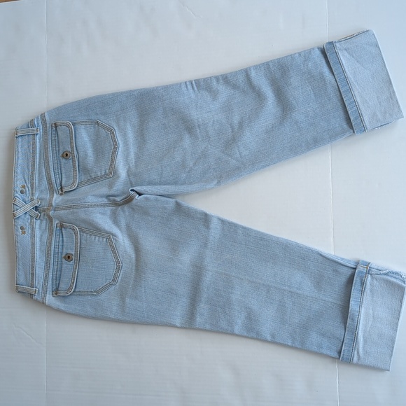 Jeanstar Cuffed Capri Jeans Size 8 Blue - Picture 16 of 16